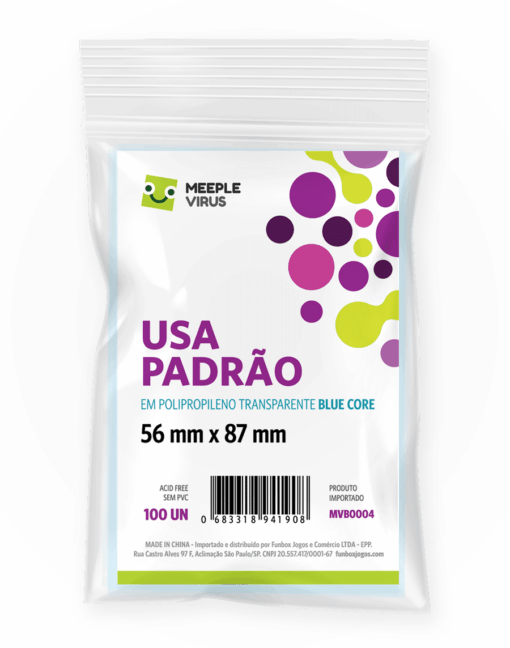 Sleeves Padrão USA Blue Core