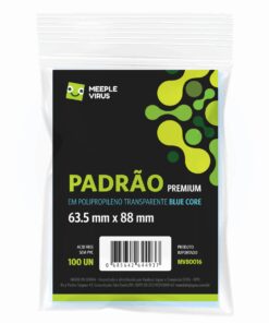 Sleeves PADRÃO PREMIUM 63.5 x 88 mm (Blue Core)-0