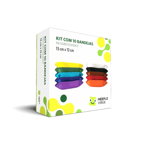 Kit com 10 Bandejas de Peças