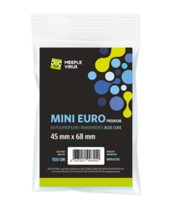 Sleeves Mini Euro Premium Blue Core (45x68mm)